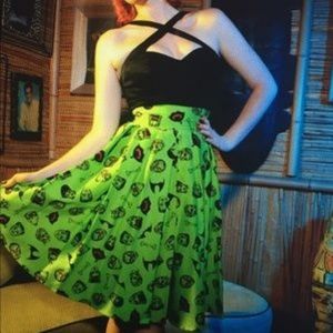 Pin up Girl Deadly Dames Monster Skirt